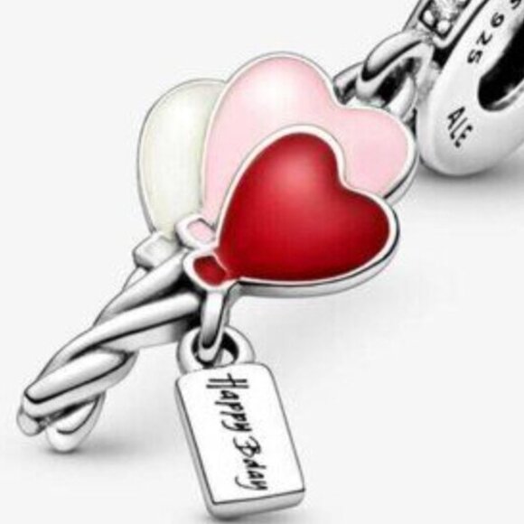 PANDORA Happy Bday Balloon Dangle Charm - Picture 2 of 4